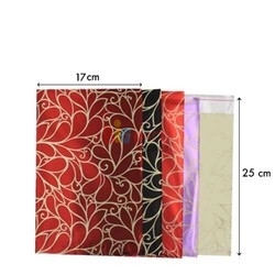 Metalize Hediye Paketi Lüks 17x25 Desenli 50 Parça - 1