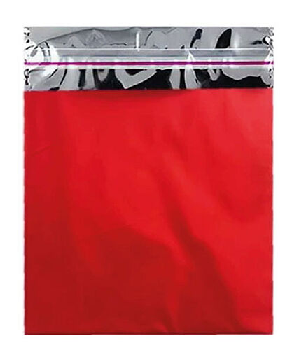 Metalize Hediye Paketi Lüks 20x35 50 Parça Kırmızı - 