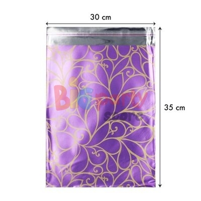 Metalize Hediye Paketi Lüks 30x35 Desenli 50 Parça - 2