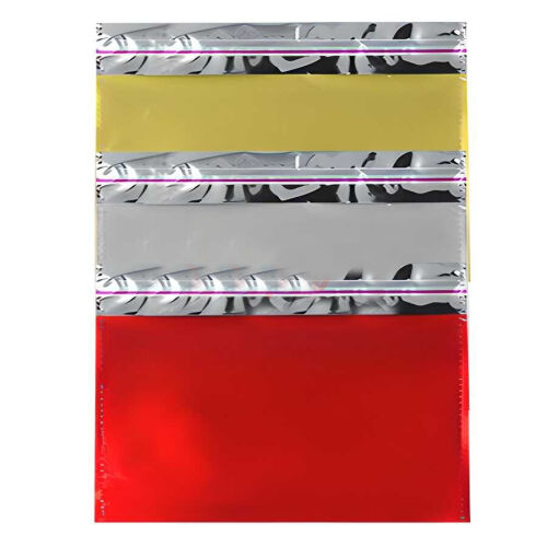 Metalize Hediye Paketi Lüks Yandan Bantlı 50x70 50 Parça - 