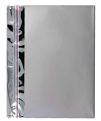 Metalize Hediye Paketi Lüks Yandan Bantlı 50x70 50 Parça Gümüş - 