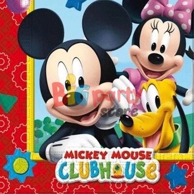 Lisanslı Mickey Mouse Kağıt Peçete - 1
