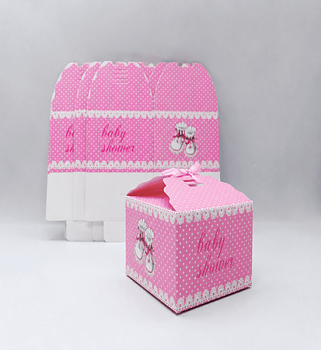 Mini Şeker Kutusu Baby Shower Pembe 10'lu - 2
