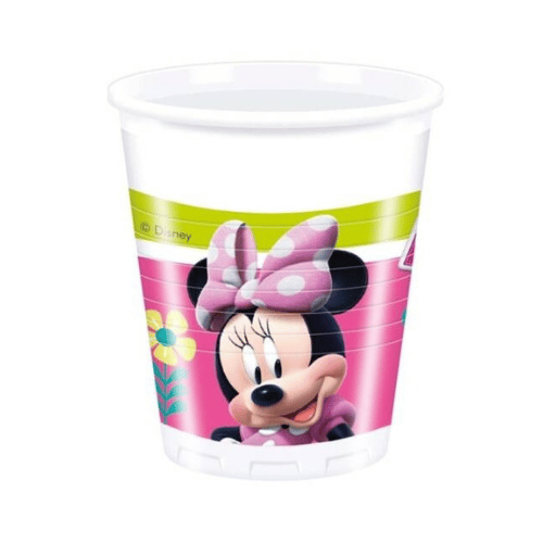 Lisanslı Minnie Mouse Bardak 8 Parça - 