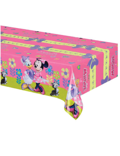 Lisanslı Minnie Mouse Plastik Masa Örtüsü 120 x 180 Cm - 1