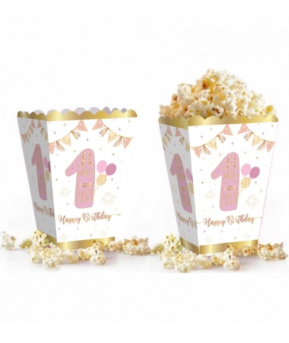 Mısır Kutusu 1 Yaş Varaklı Pembe / 8 Parça - 