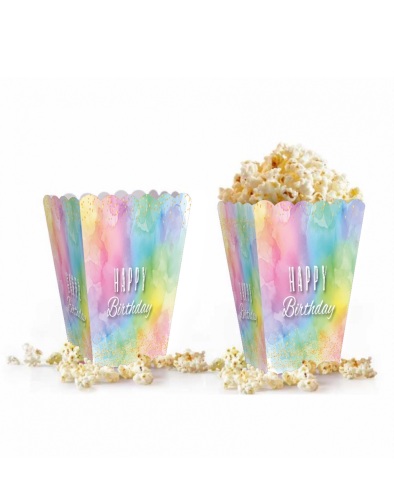 Mısır Kutusu Makaron Happy Birthday / 8 Parça - 1