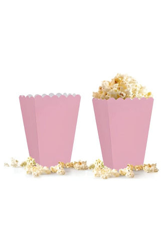 Mısır Kutusu Makaron Renk Pembe / 8 Parça - 