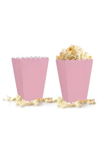 Mısır Kutusu Makaron Renk Pembe / 8 Parça - 