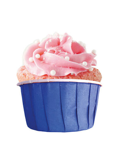 Kek Kapsülü 3 No 25 Parça Koyu Mavi - 