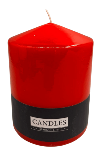 Mum Baton 10x13 Cm Kırmızı - 