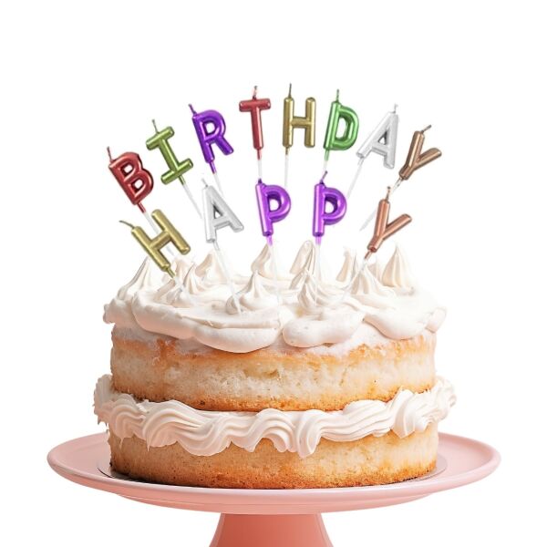 Mum Happy Birthday Metalik Karışık 13 Parça - 