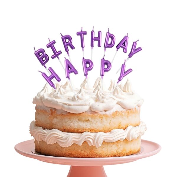 Mum Happy Birthday Mor 13 Parça - 