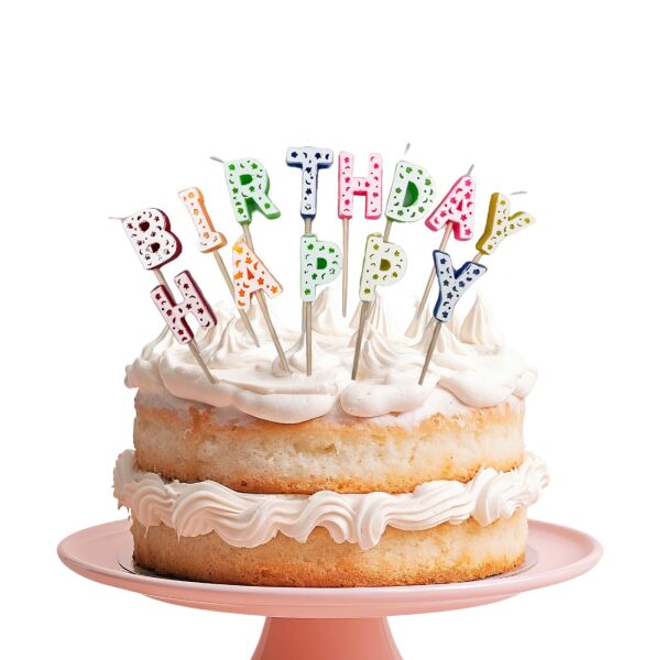 Mum Happy Birthday Yıldız Baskılı 13 Parça - 