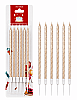 Mum İnce 13 cm Spiral Set Şampanya 6 Parça - 1