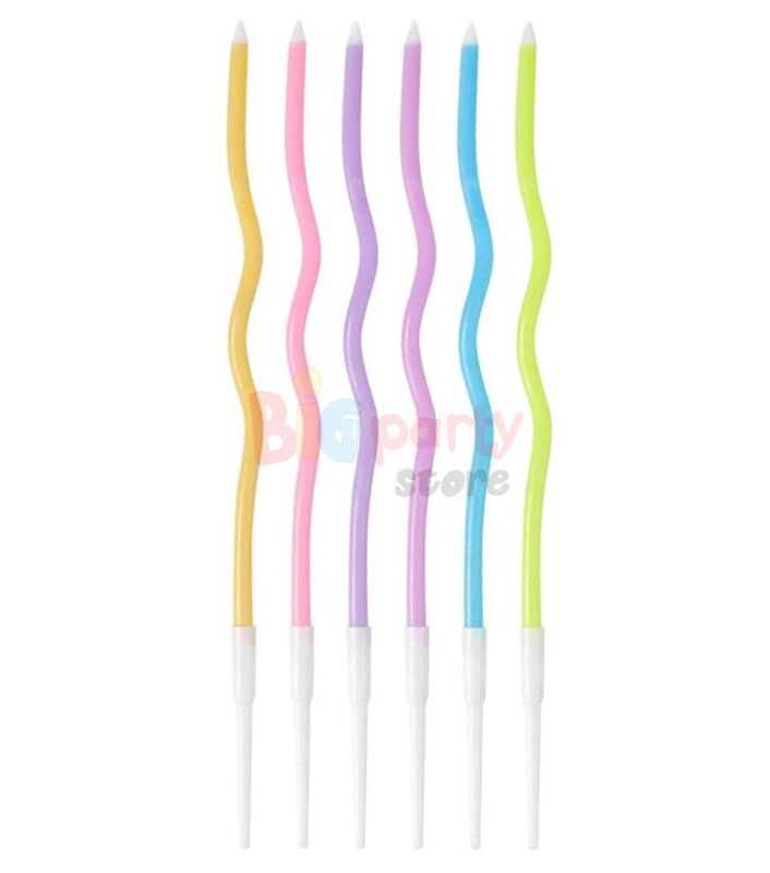 Mum İnce 16 cm Dalgalı Makaron Mix 12 Parça - 2