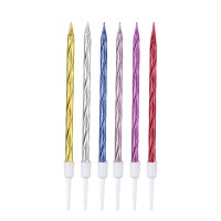 Mum İnce 13 cm Spiral Set Mix 6 Parça - 2