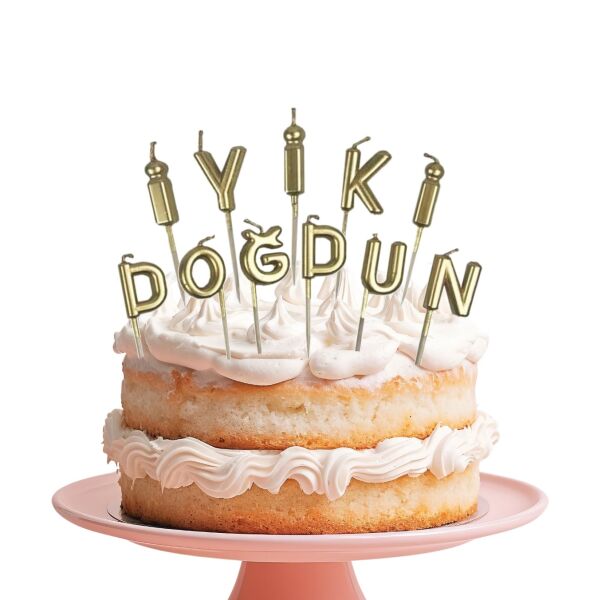 Mum İyiki Doğdun Gold 11 Parça - 