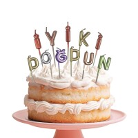 Mum İyiki Doğdun Metalik Karışık 11 Parça - 1