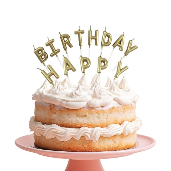 Mum Happy Birthday Gold 13 Parça - 