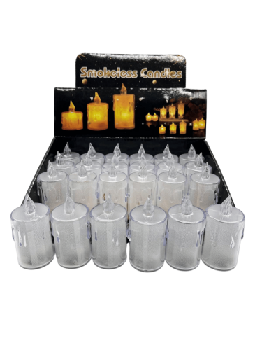 Mum Ledli Tealight Kristal Model 8 Cm 24 Parça - 2