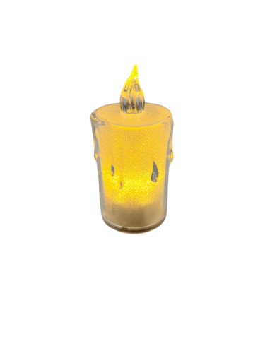 Mum Ledli Tealight Kristal Model 8 Cm - 2