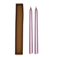 Mum Şamdan Premium 25 Cm 2 Parça Pembe - 2