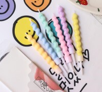 Mum Spiral Makaron Renkli 12 cm 6 Parça - 2