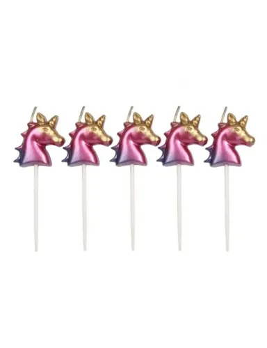 Mum Unicorn Figür Asetatlı 5 Parça - 5