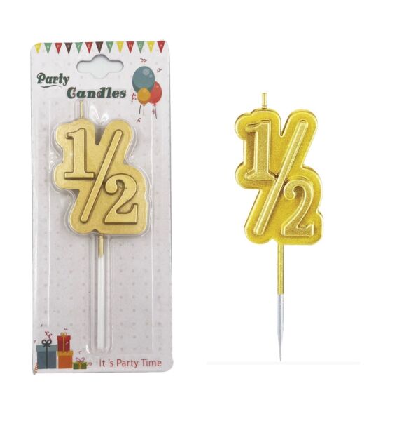 Mum Yarım Yaş Gold 12 cm - 