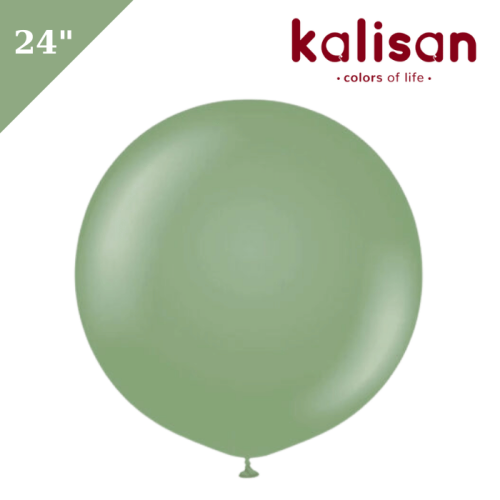 Lateks Retro Balon 24 inç Okaliptus (Eucalyptus) - 