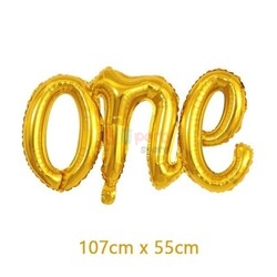 Folyo Balon One El Yazısı Altın - 2