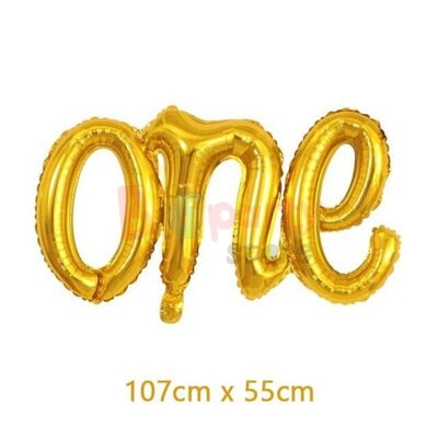 Folyo Balon One El Yazısı Altın - 2