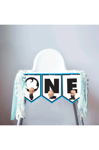 Kağıt Banner One Flama Patron Bebek - 