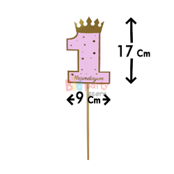 Konuşma Balonu One Varaklı Pembe 5 Parça - 4