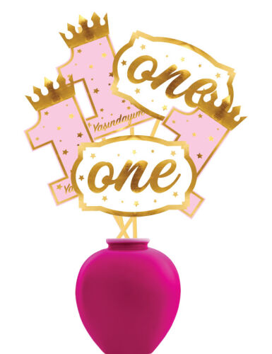 Konuşma Balonu One Varaklı Pembe 5 Parça - 