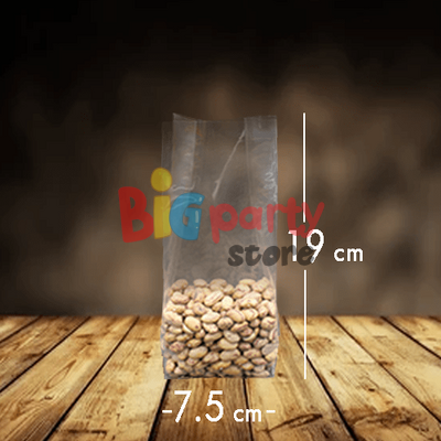 Oturan Şeffaf OPP Poşet 7.5x21x5 100 Parça - 