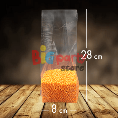 Oturan Şeffaf OPP Poşet 8x28x5 100 Parça - 