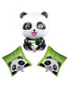 Folyo Balon 3 Parça Set Panda Happy Birthday - 1