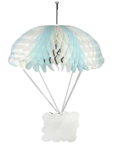 Tavan Süsü Paraşüt Asma Süs Mavi - 