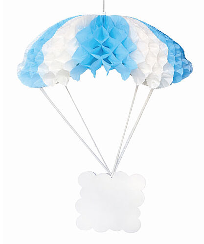 Tavan Süsü Paraşüt Asma Süs Mavi - 
