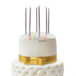 Mum İnce Uzun 20 Cm Rose Gold 6 Parça - 2