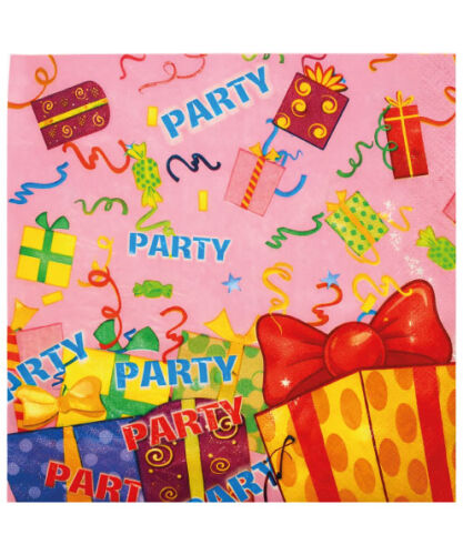 Kağıt Peçete Parti Zamanı Pembe 20 Parça - 