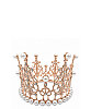 Pasta Tacı Metal İncili 11 Cm Rose Gold - 1