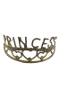 Pasta Tacı Metal Taşlı Lüks 14 Cm Princess Altın - 1