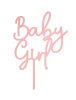 Pasta Üstü Akrilik Çubuklu Baby Girl Pembe - 2