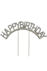 Pasta Üstü Çubuklu Happy Birthday Taşlı İncili - 2