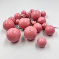 Pasta Üstü Dekorasyon Topları 20 Parça Pembe - 2