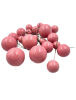 Pasta Üstü Dekorasyon Topları 20 Parça Pembe - 1