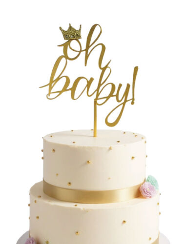 Pasta Üstü Plexi Çubuklu Oh Baby Altın - 